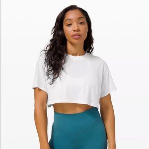Lululemon All Yours Cropped T-Shirt Size 4